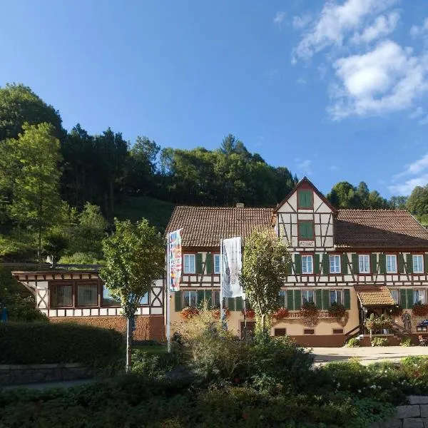 Hotel-Gasthof Zum Weyssen Rössle, готель у місті Fohrenbühl