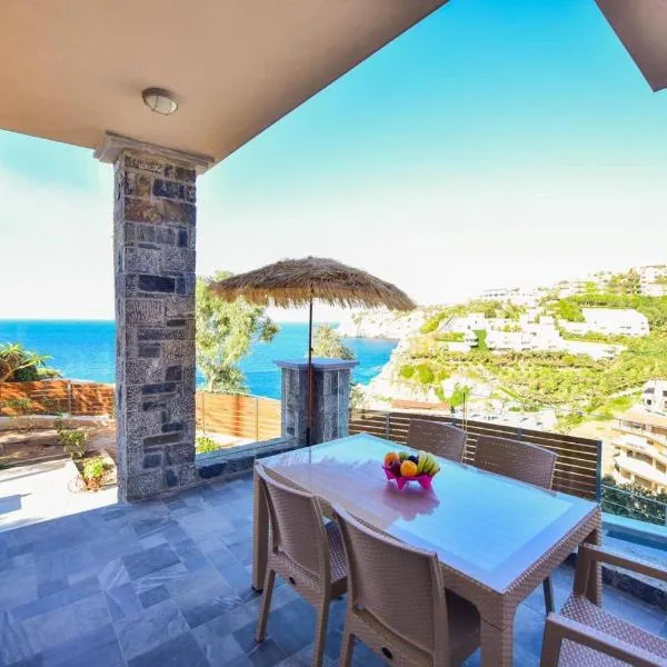Sea Front Panorama Villa Private Pool, hotel in Agia Pelagia