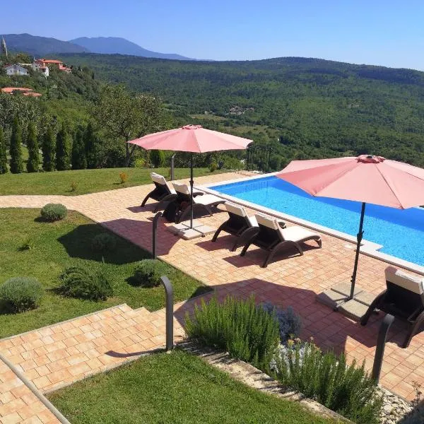 Home Andrea with infinity salty pool، فندق في Roč