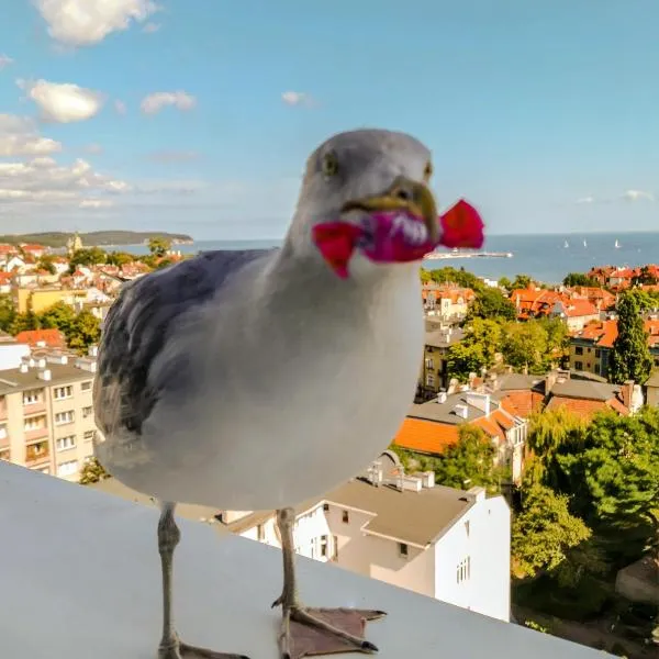 Pokoje przy plaży z widokiem na morze, hotel v Sopotech