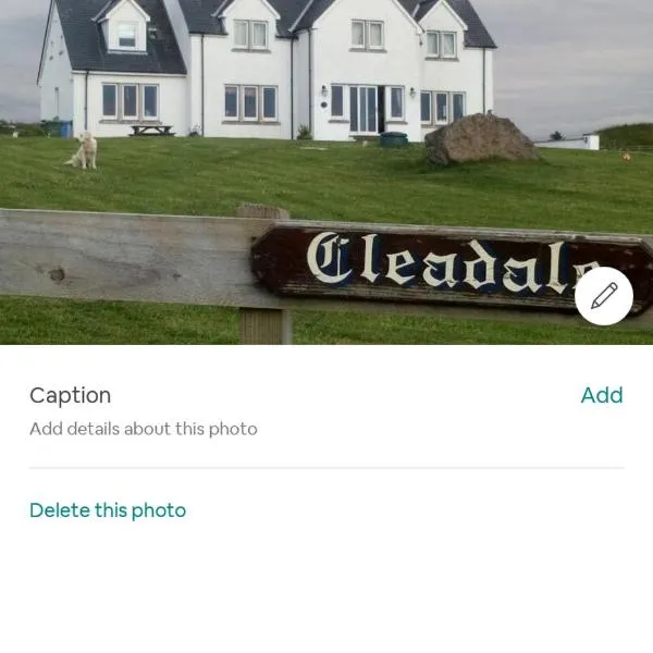 Cleadale flat, hotel v destinaci Breakish