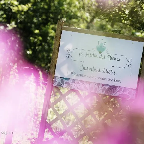 Le jardin des Biches, hotel v destinaci Somme-Leuze