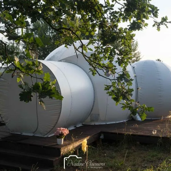 Sleep in a bubble, hotel a Wanze