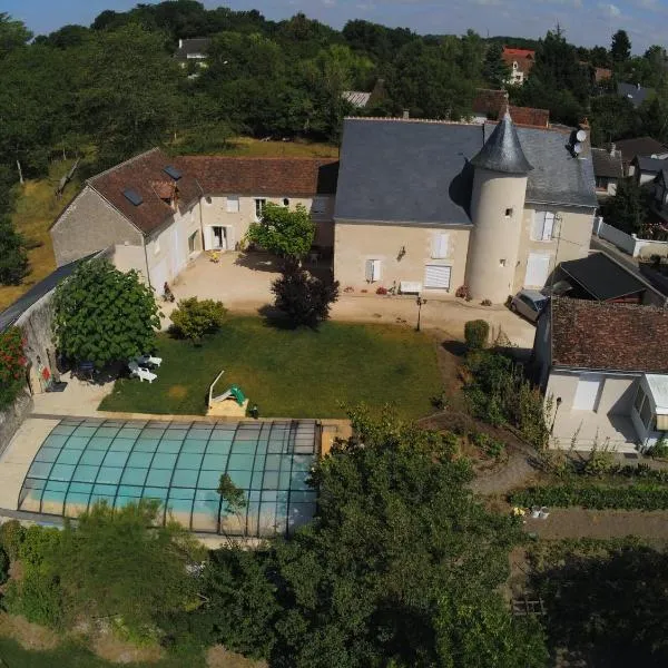 Manoir le Bout du Pont、Huisseau-sur-Cossonのホテル