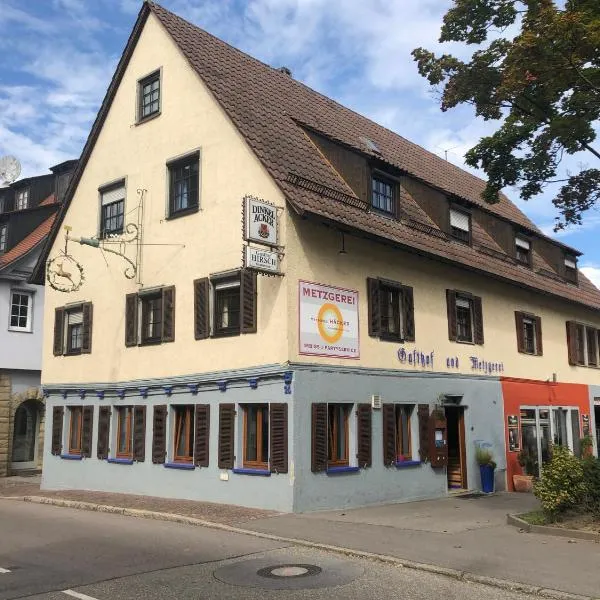 Gasthof zum Hirsch, viešbutis mieste Ensingen