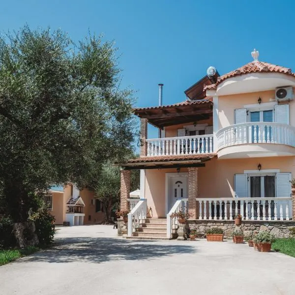 Villa Rosa 3 Bedroom with Sea View, hotel v destinaci Tragaki