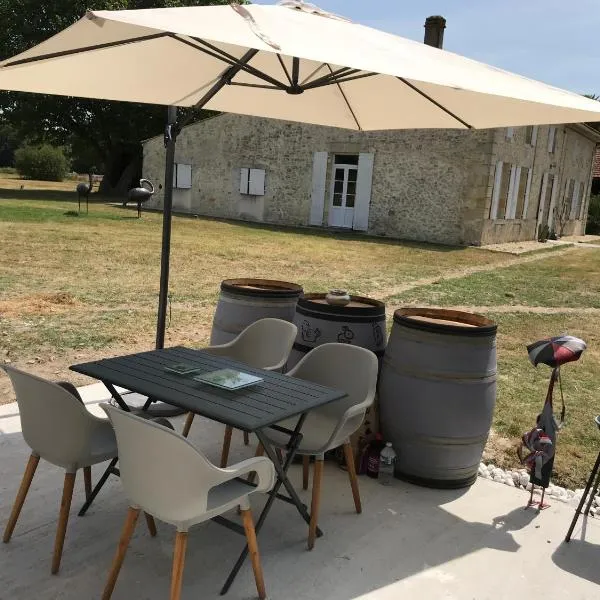 Gîte indépendant entre vignes et océan, hotel in Saint-Germain-dʼEsteuil