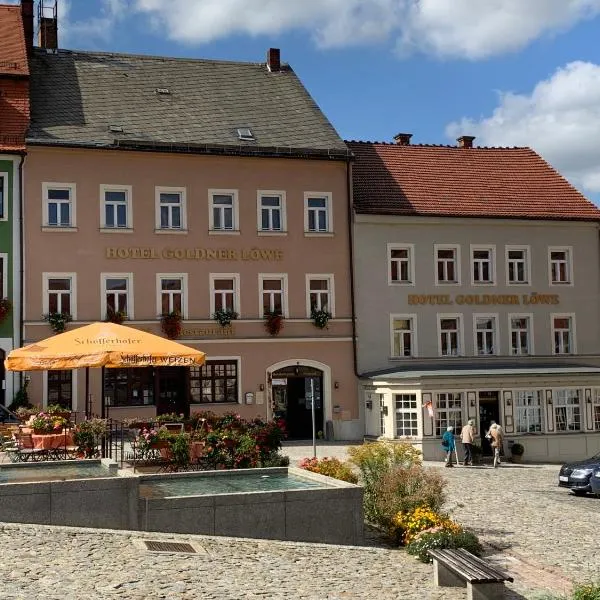 Hotel Goldner Löwe, hotelli kohteessa Stolpen