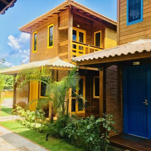 바라 그란데에 위치한 호텔 CHALES VILLAGE COR-PENINSULA DE MARAU-BAHIA