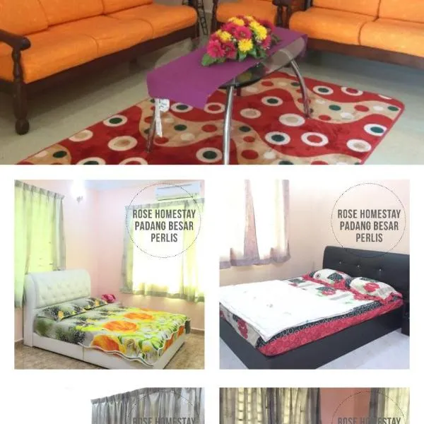 Rose Homestay Padang Besar, hotel en Kaki Bukit