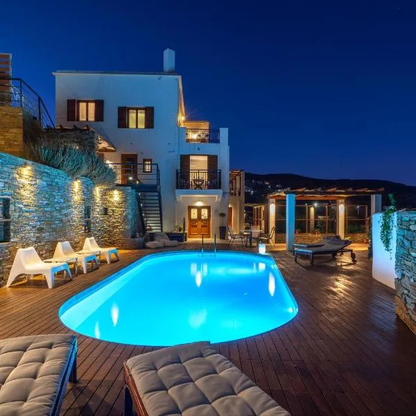 바트시에 위치한 호텔 Belvedere Andros