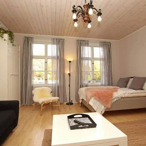Idyllic central wooden house apartment, hotel in Pori