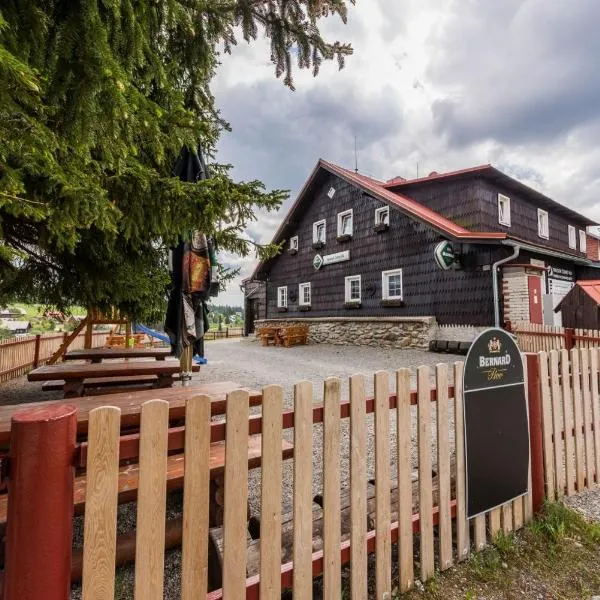 Penzion Černý vlk, hotell i Kvilda