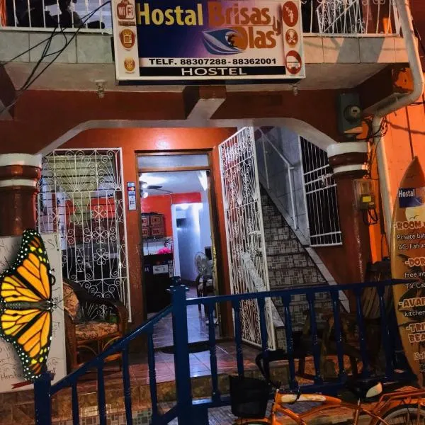 Hostal Brisas y Olas: San Juan del Sur'da bir otel