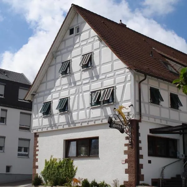 Hotel - Restaurant Hirsch, hotel v destinaci Heimsheim