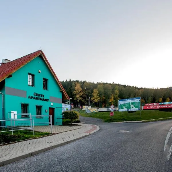 Čerti Apartmány, hotel in Osečná