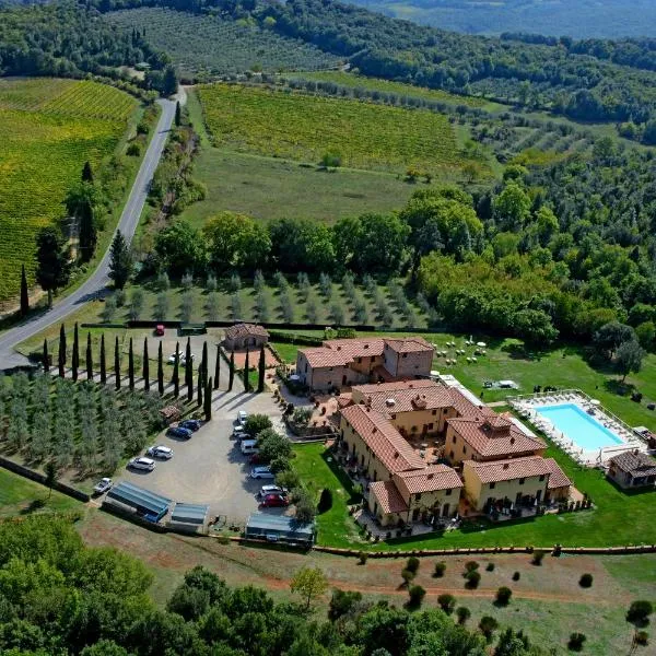 Hotel & Restaurant Casolare Le Terre Rosse, hotel v San Gimignano
