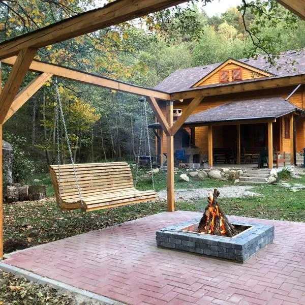 Chalet by the river, hotel v destinaci Văliug