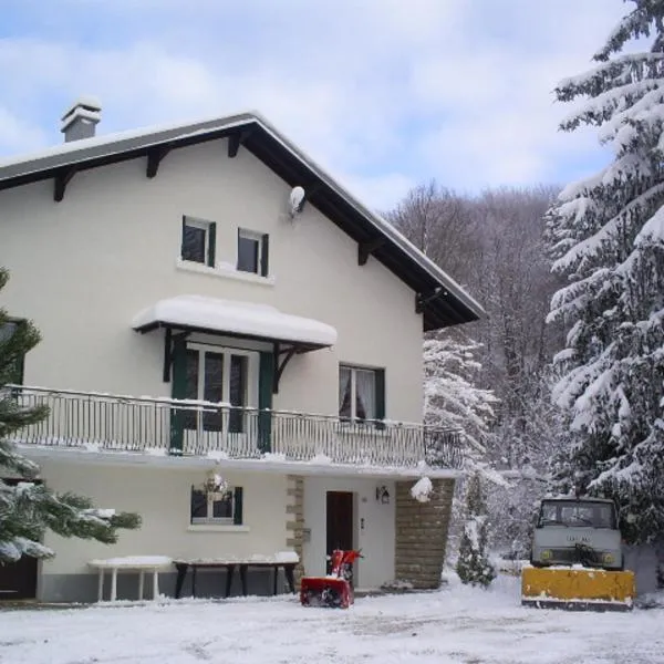 Gîte grande capacité au calme circuit Cascades du Hérisson, hotel em Bonlieu