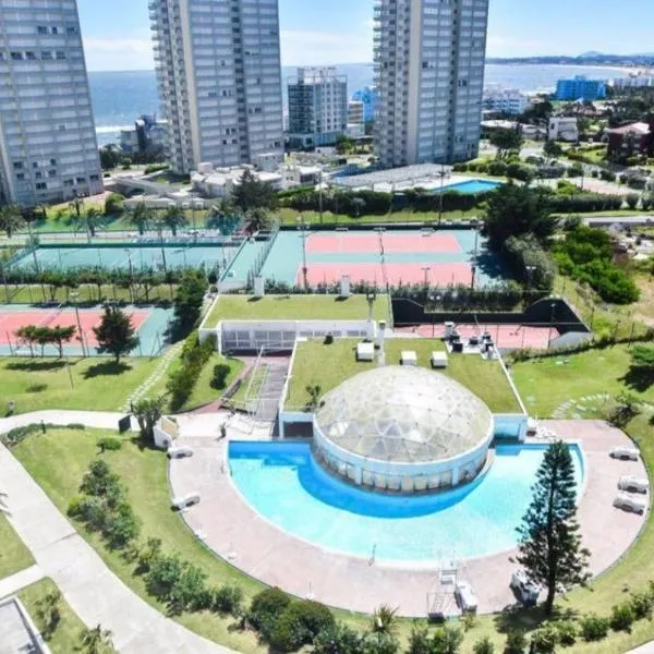 6 personas FRENTE AL MAR- Complejo LINCOLN CENTER- Torre WASHINGTON, hotel u gradu 'Punta Ballena'