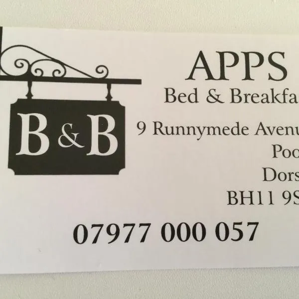 Apps B&B, hotel i Saint Leonards