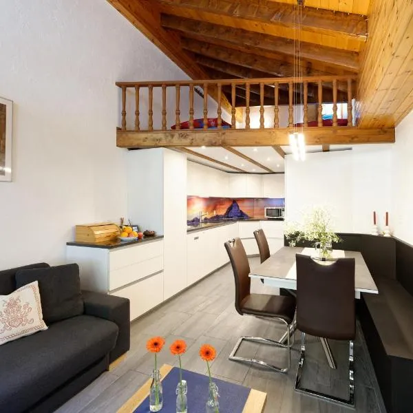 Central Cosy apartment up to 8 people ski, hotel en Zermatt