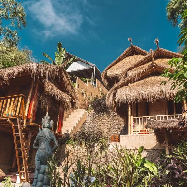 BALI BAMBOO JUNGLE HUTS AND HOSTEL, hótel í Tampaksiring