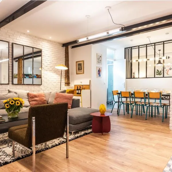Design & New Loft - 8 guests - Heart of Paris, hotel in Paris