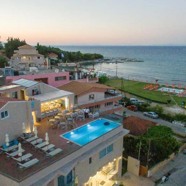 Porto Planos Beach Hotel, hotel Cilivíben