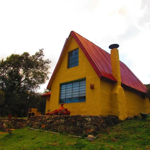Chalet Guatavita - Tominé. La Casa Amarilla, khách sạn ở Guatavita