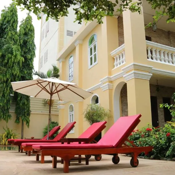 La Villa – hotel w mieście Battambang
