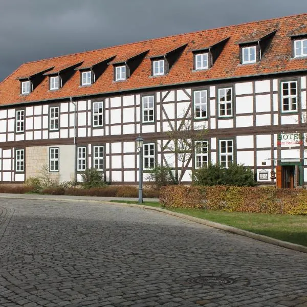 Hotel zum Brauhaus、クヴェードリンブルクのホテル