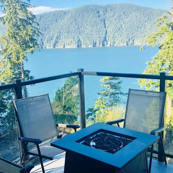 Sandy Feet Retreat Port Renfrew- Oceanfront 2BR modern cottage, hotel v destinaci Port Renfrew