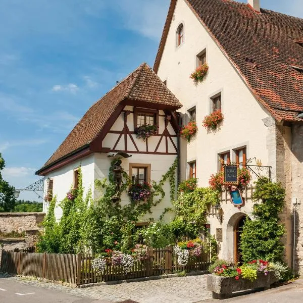 Burghotel, hotel u Rothenburgu ob der Tauber