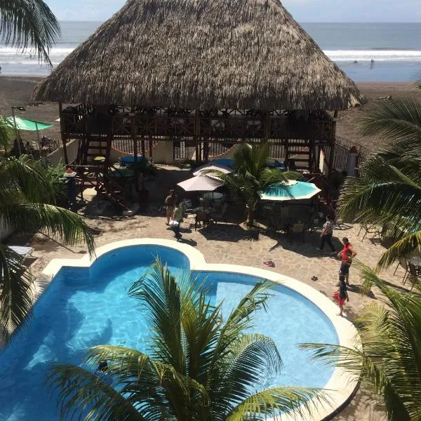 Sabas Beach Resort, hotell i La Libertad