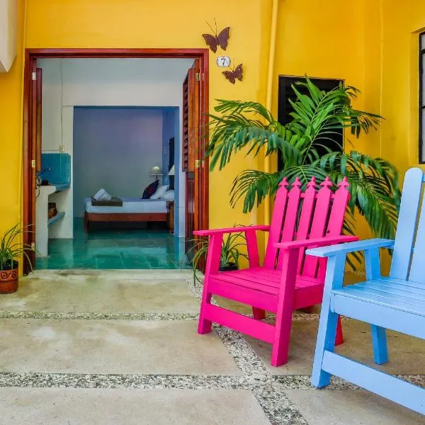 Casa del Solar Centro Cozumel - Wifi gratuito Fibra Óptica 200 Mbps, hotel v destinaci Cozumel