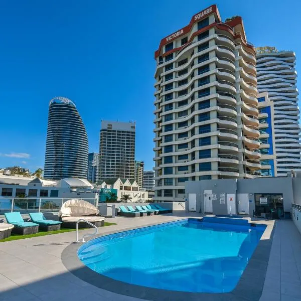 Victoria Square Apartments, hotel di Broadbeach