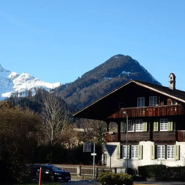Zentral gelegene Wohnung mit grossem Garten, hotel in Interlaken