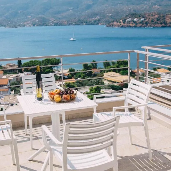 Kalavria Luxury Suites - magnificent sea view of Poros, khách sạn ở Poros