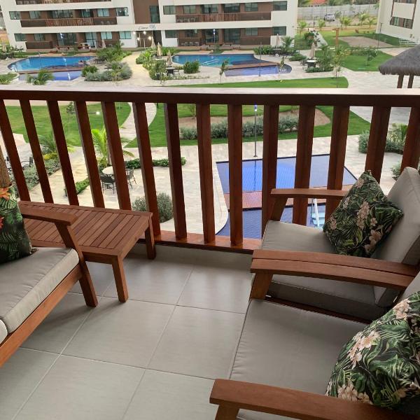 Flat Extraordinário Beira Mar em Porto de Galinhas com pé na areia Cupe Beach Living