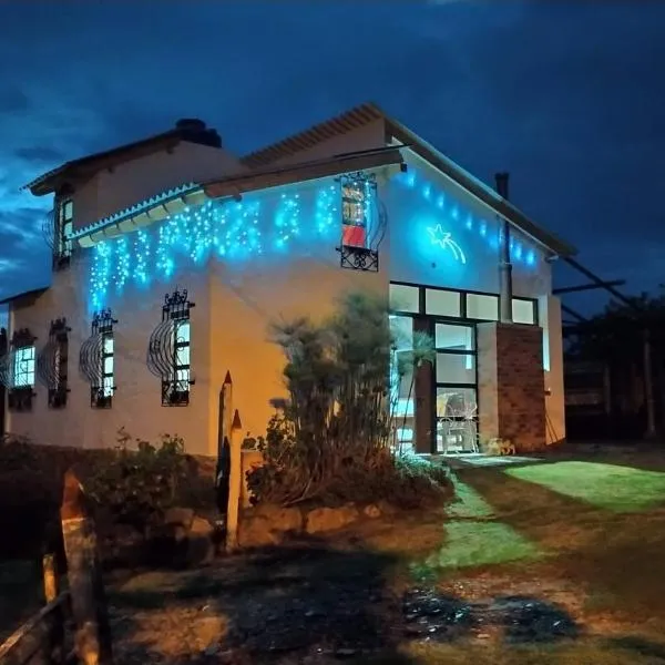 Cabañas & Glamping De Ruana Por Boyacá, hotel v destinaci Paipa