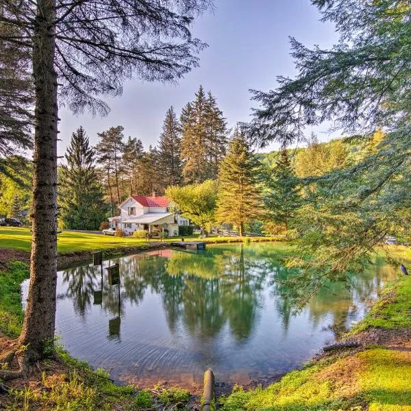 3-Acre Lodge with Snowmobile and Four-Wheeling Trails, hotel di Coudersport