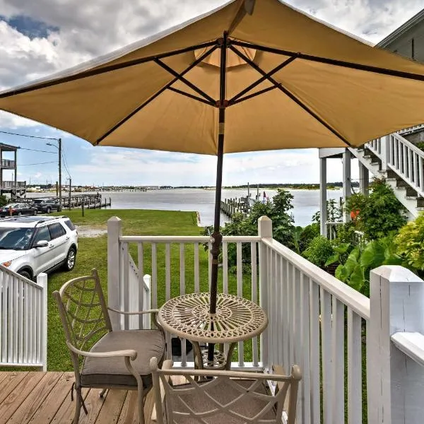 Historic Swansboro Studio with Intracoastal View!, hótel í Swansboro