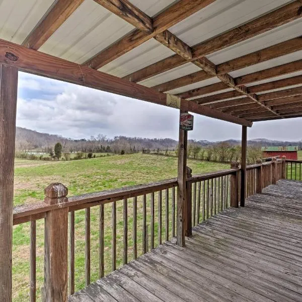 Rogersville Barn Apartment on 27 Acres with Pond!, hotel in Church Hill