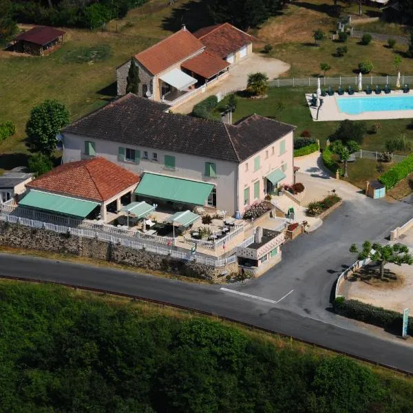 LOGIS HÔTEL RESTAURANT SPA Les BALCONS DE L'ESPERANCE, hotel v destinaci Limeuil