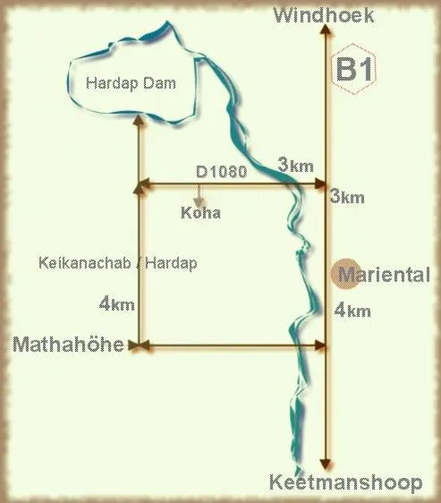 Koha Guesthouse, hotel v destinaci Mariental