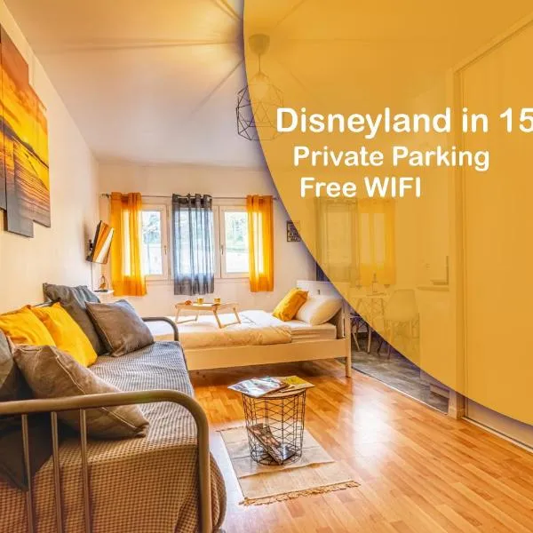 Sweet New Apartment Close to Disneyland Paris、Thorigny-sur-Marneのホテル