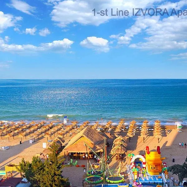 1-st Line Izvora Sea View Apartments on Golden Sands, hotel in Golden Sands