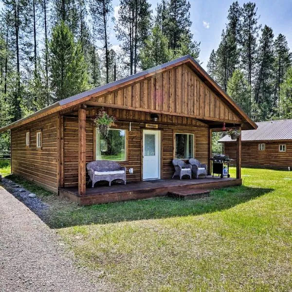 Custom Cabin with Grill and Fire Pit 7 Mi to Glacier!, hotel in West Glacier