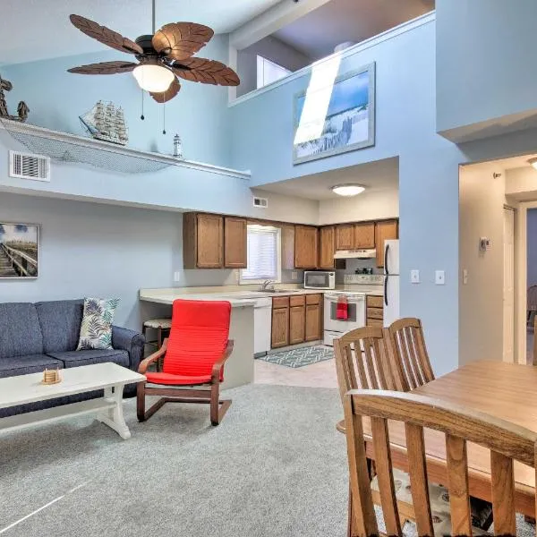 half Mi to Maryland Beach Family Condo with Balcony, hotel in Ocean City